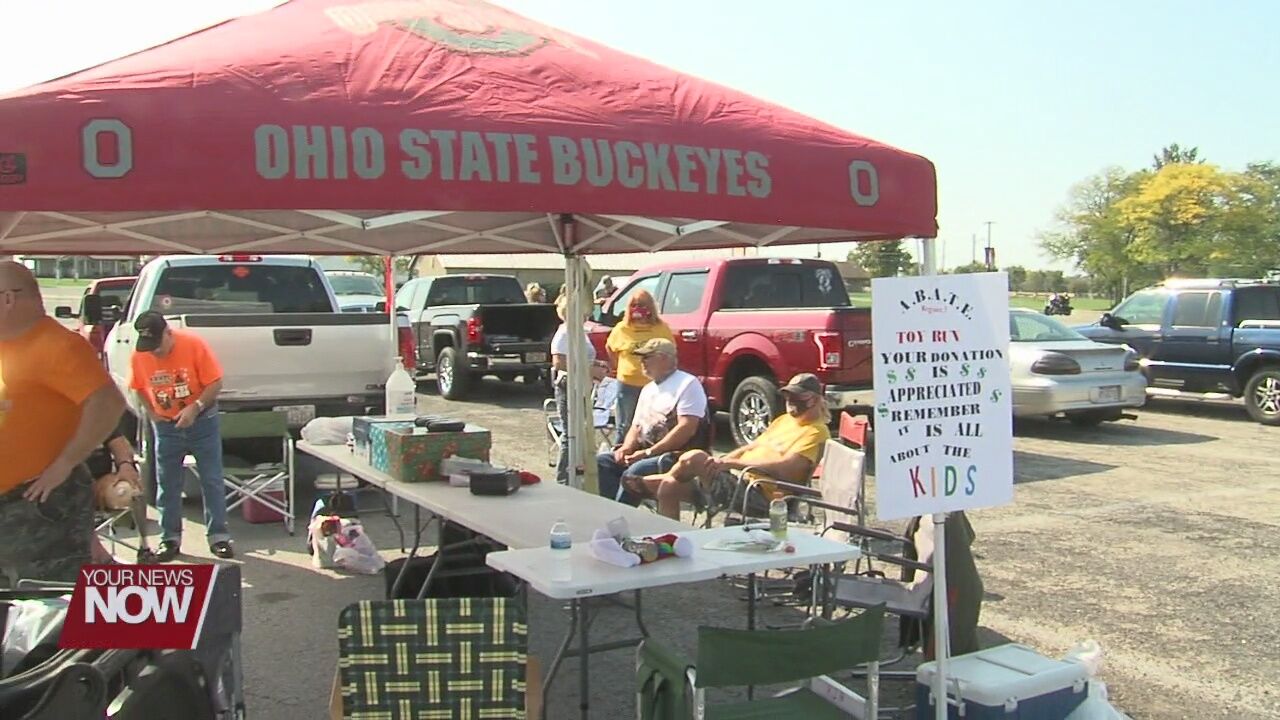 A.B.A.T.E. of Ohio collects toys during drive thru donation drive